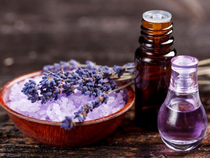 Lavender oil, stimulates the production of antioxidants in the body