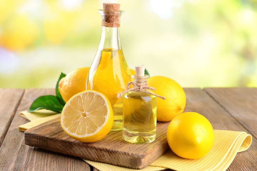 Lemon ether - the main substance to whiten the face