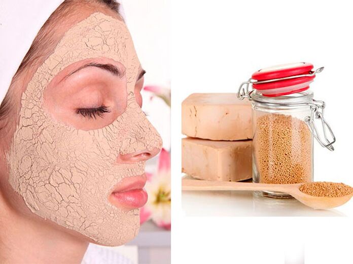 Yeast mask reduces wrinkles