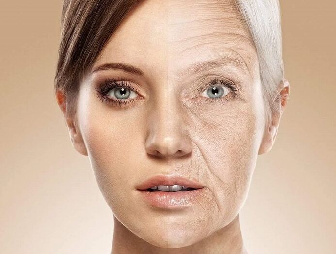skin before and after laser rejuvenation