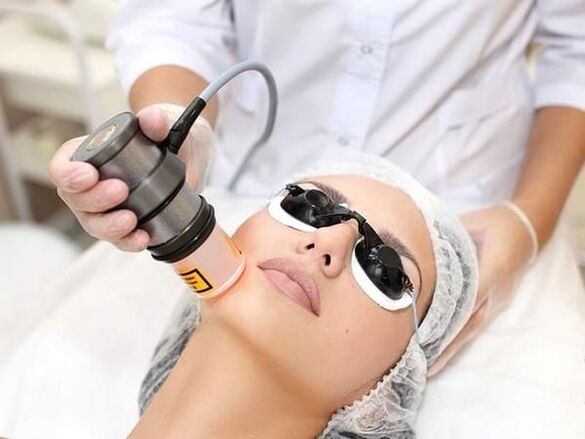 Skin rejuvenation with cosmetic equipment